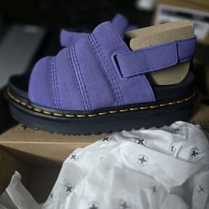 Dr. Martens Purple Sandals